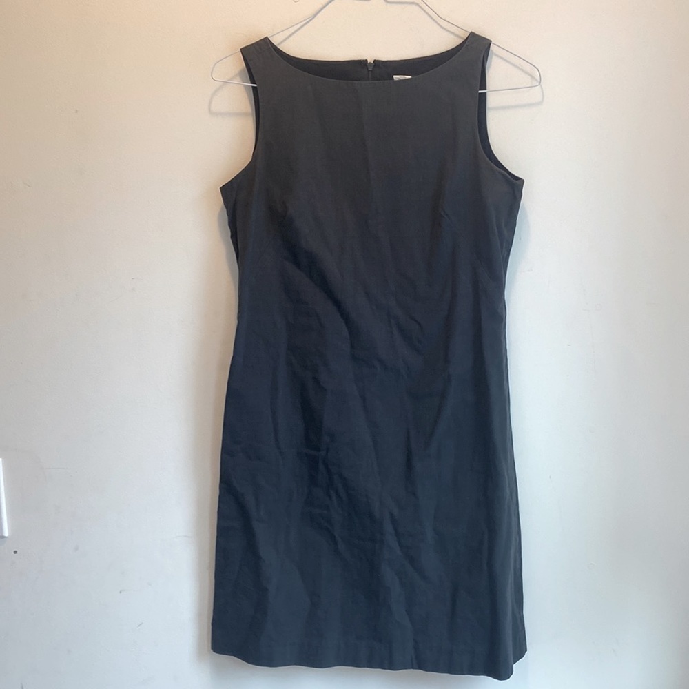 J. Crew Gray Sheath cotton Dress